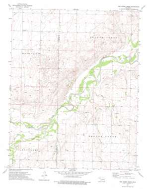 Red Horse Creek topo map