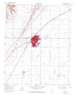 Spearman USGS topographic map 36101b2