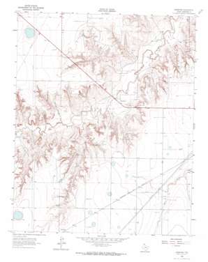 Hansford USGS topographic map 36101b3