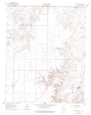 Hansford Camp topo map