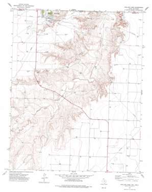 Phillips Camp topo map