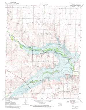 Optima Dam USGS topographic map 36101f2