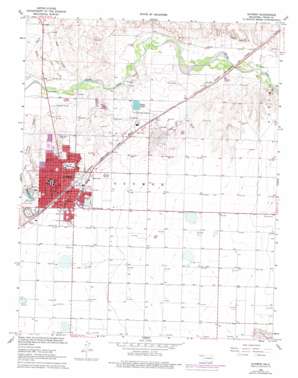 Guymon USGS topographic map 36101f4