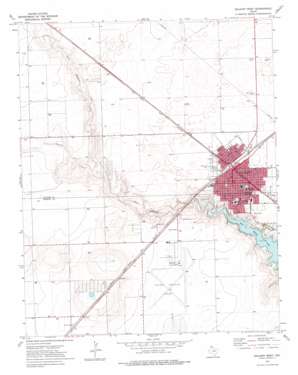 Dalhart West USGS topographic map 36102a5