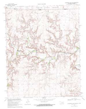 Autograph Cliff Nw topo map