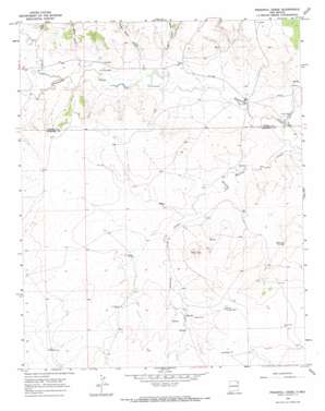 Pedernal Creek USGS topographic map 36103a4