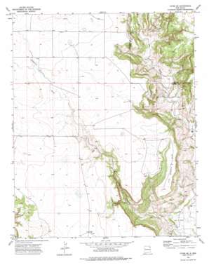 Yates SE USGS topographic map 36103a7