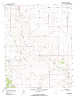 Clapham USGS topographic map 36103b3