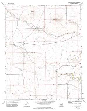 Tripod Mountain USGS topographic map 36103d6