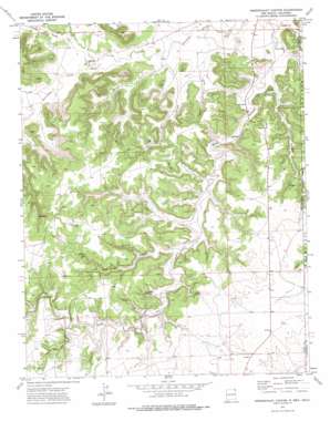 Greendailey Canyon USGS topographic map 36103g1