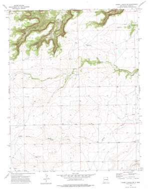 Cross L Ranch Sw topo map