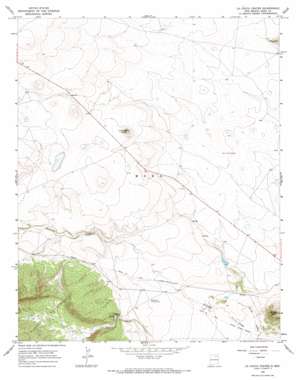 La Chata Crater USGS topographic map 36104a7