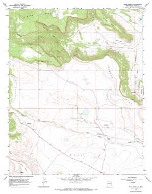 Mora Ranch topo map