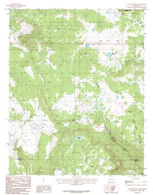 Agua Fria Peak USGS topographic map 36105c2