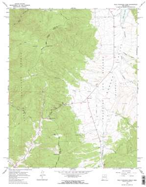 Palo Flechado Pass USGS topographic map 36105d3