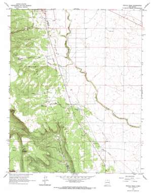 Petaca Peak USGS topographic map 36105e8