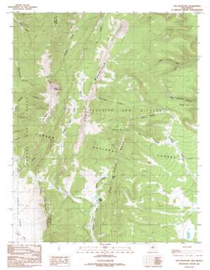 Ash Mountain USGS topographic map 36105g2