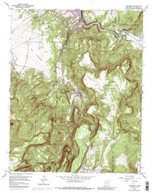 Canones USGS topographic map 36106b4