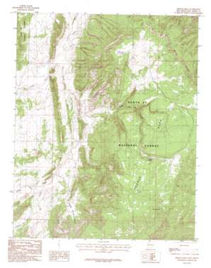 French Mesa topo map