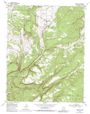 Canjilon USGS topographic map 36106d4