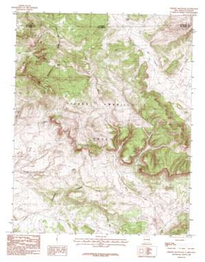 Chromo Mountain topo map
