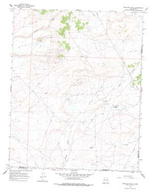 Fire Rock Well topo map