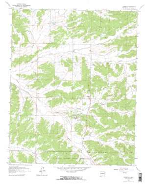 Lindrith topo map