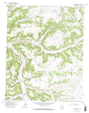 Gonzales Mesa USGS topographic map 36107d4