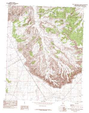 East Fork Kutz Canyon topo map