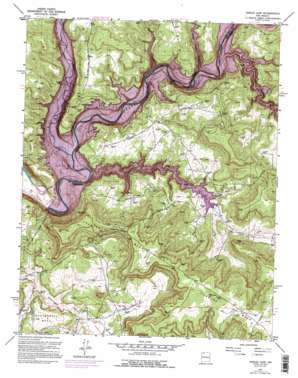 Navajo Dam USGS topographic map 36107g5