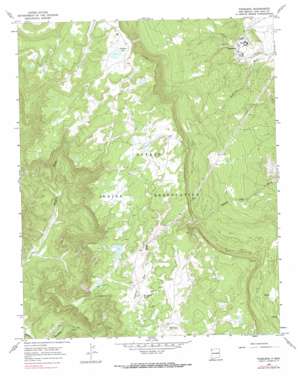 Toadlena USGS topographic map 36108b8