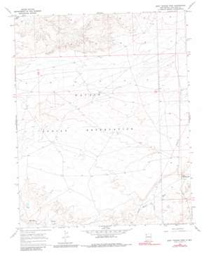 Bisti Trading Post USGS topographic map 36108c3