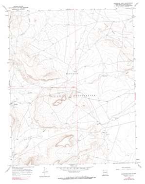 Sanostee East USGS topographic map 36108d7