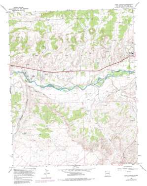 Horn Canyon USGS topographic map 36108f1