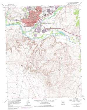 Farmington South topo map