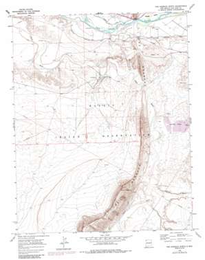 The Hogback North USGS topographic map 36108f5