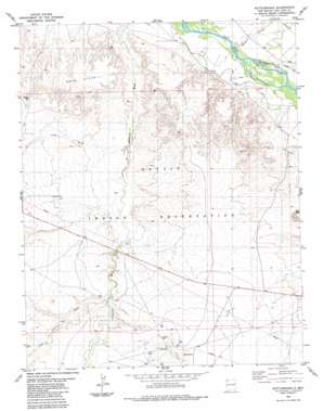 Rattlesnake topo map