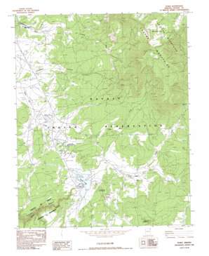 Tsaile USGS topographic map 36109c2