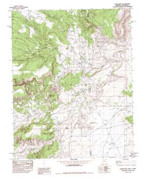 Horse Mesa USGS topographic map 36109f1