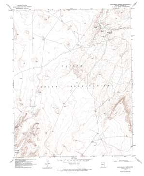 Hogansaani Spring USGS topographic map 36109g5