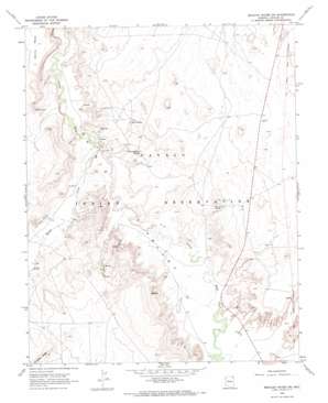 Mexican Water SW USGS topographic map 36109g6
