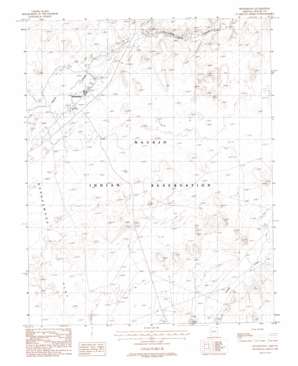 Dennehotso USGS topographic map 36109g7