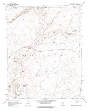 Mexican Water USGS topographic map 36109h6