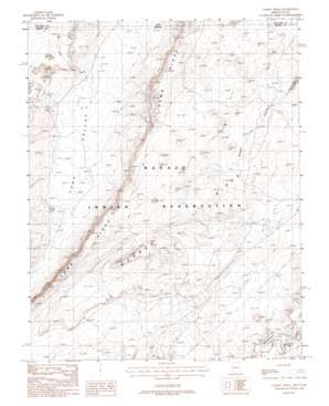 Garnet Ridge topo map