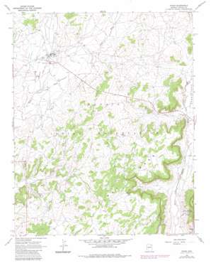 Pinon USGS topographic map 36110a2