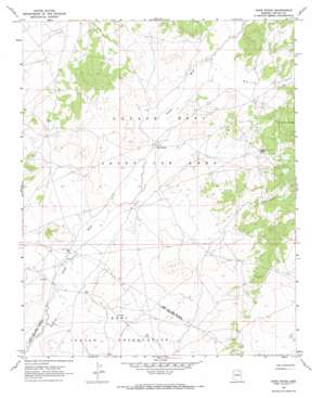 Hard Rocks USGS topographic map 36110a4