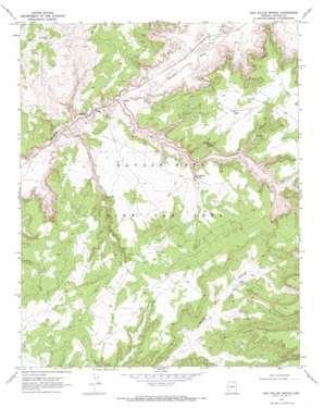 Red Willow Spring topo map