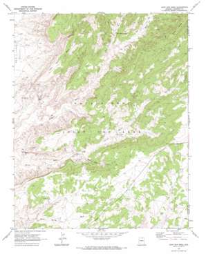 John Daw Mesa USGS topographic map 36110c7