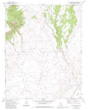 White Mesa Arch topo map