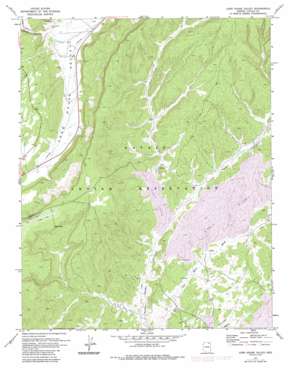 Long House Valley USGS topographic map 36110e4